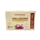 Patanjali Shea-Saffron Cream Bathing Bar 3+1