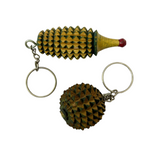 Acupressure Wood Key Chain